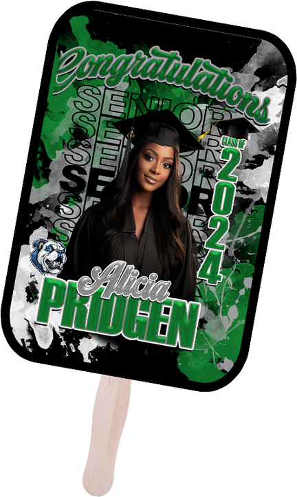 Grad Fans (Set of 5)