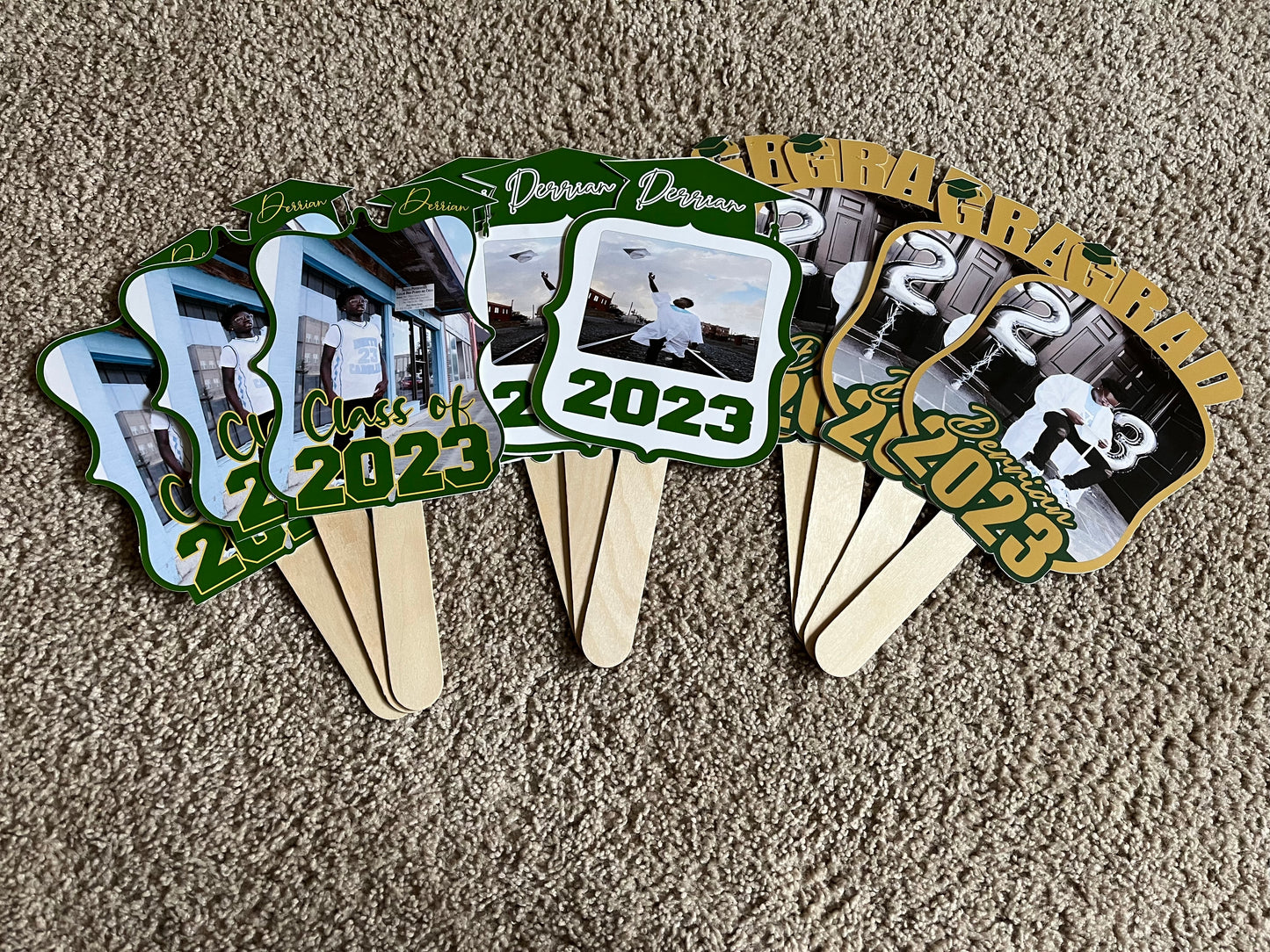 Grad Fans (Set of 5)