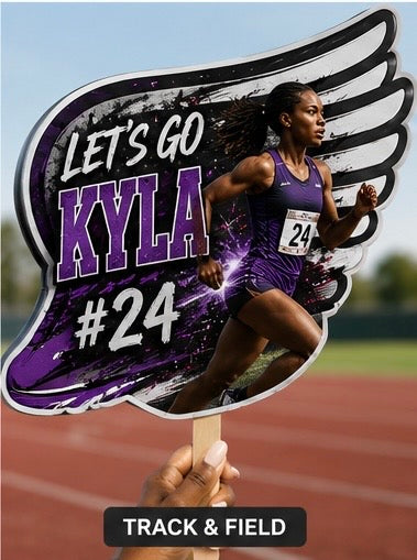 Sports Sign Cutout
