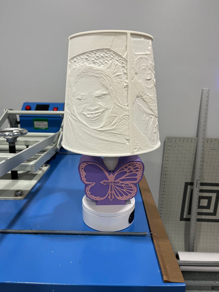 Custom 3D Photo Lamp & Custom Base