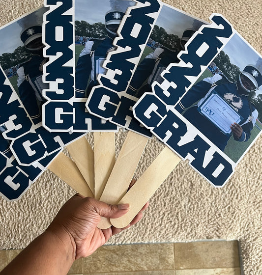 Grad Fans (Set of 5)