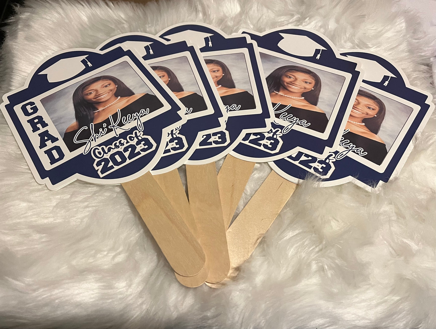 Grad Fans (Set of 5)