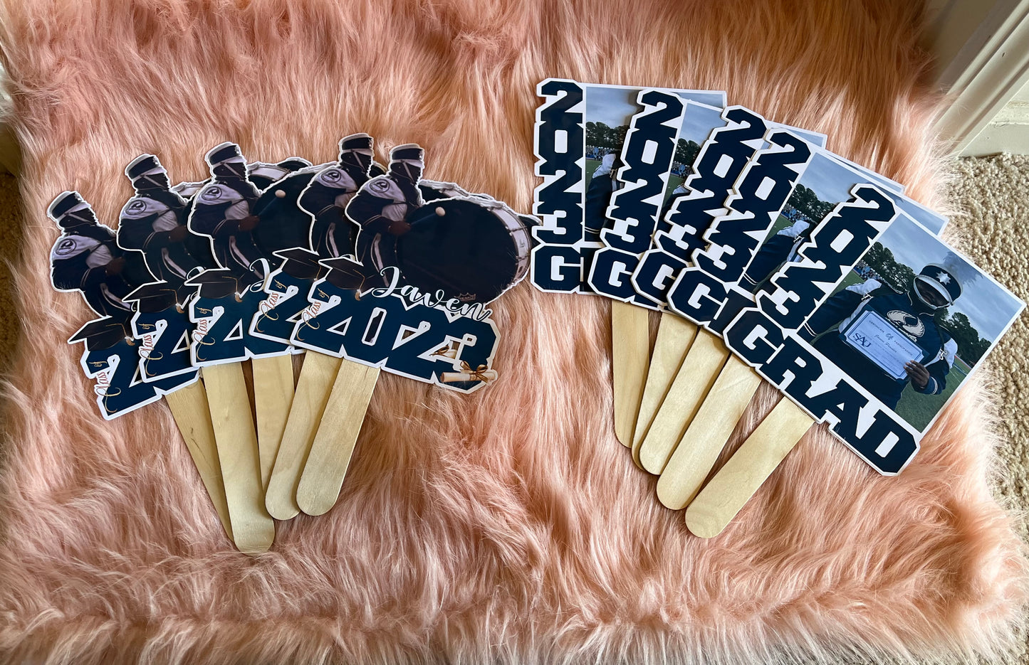 Grad Fans (Set of 5)