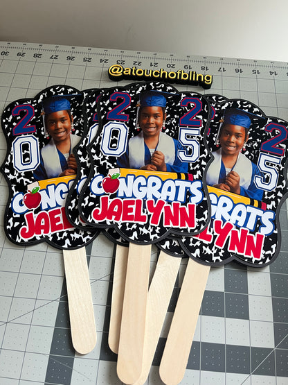 Grad Fans (Set of 5)