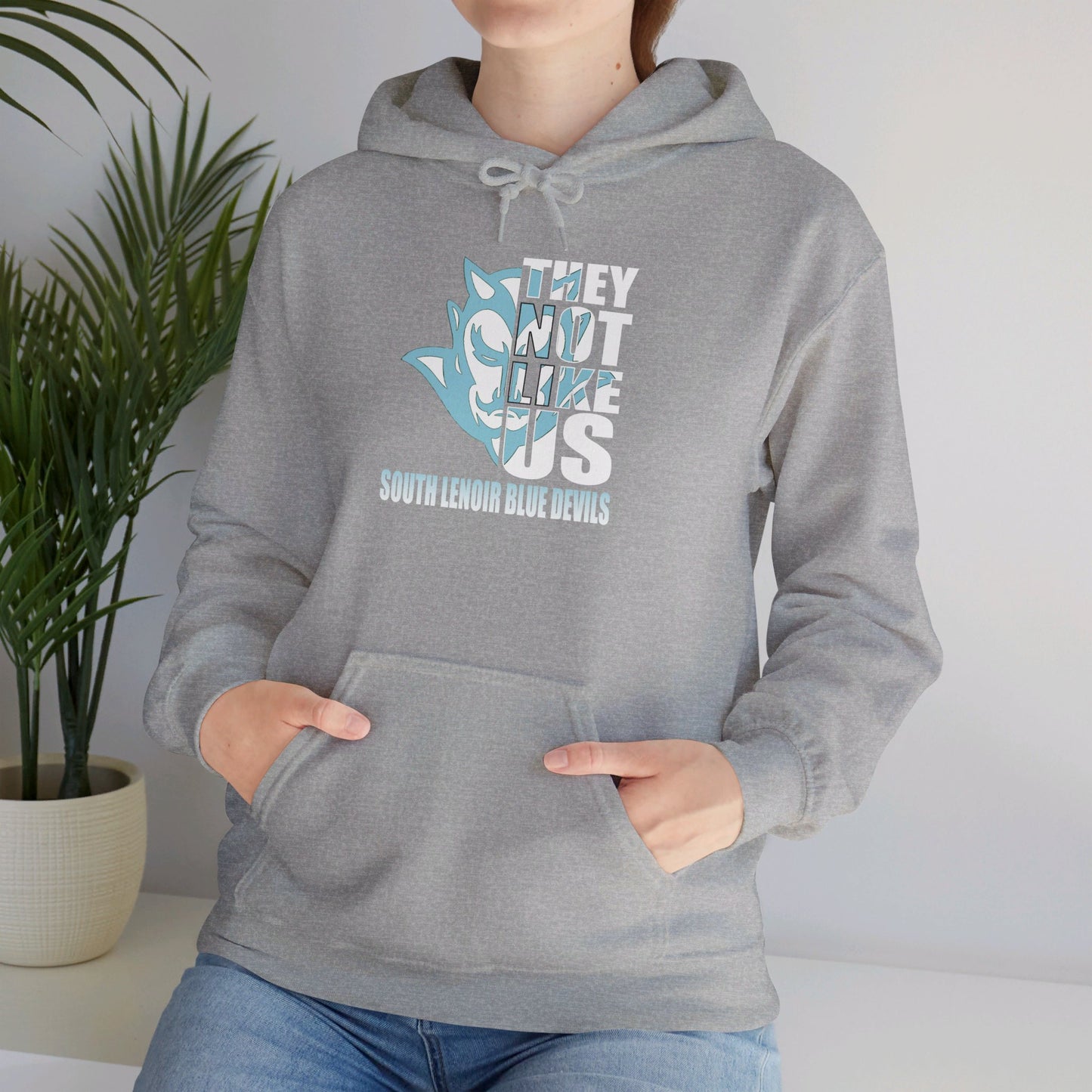 They Not Like Us - SL Blue Devils - Adult - Hooded Sweatshirt