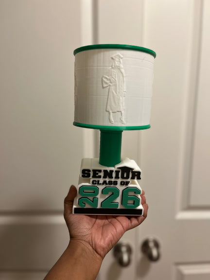 3d Printed Mini Grad Lamp