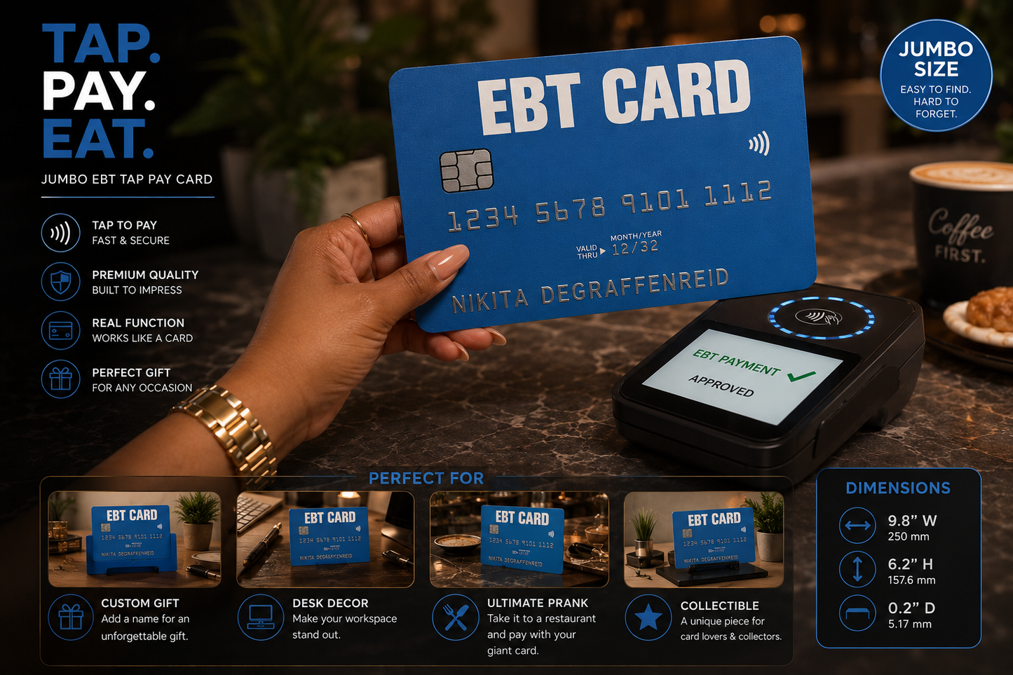 Jumbo EBT Tap Pay Card