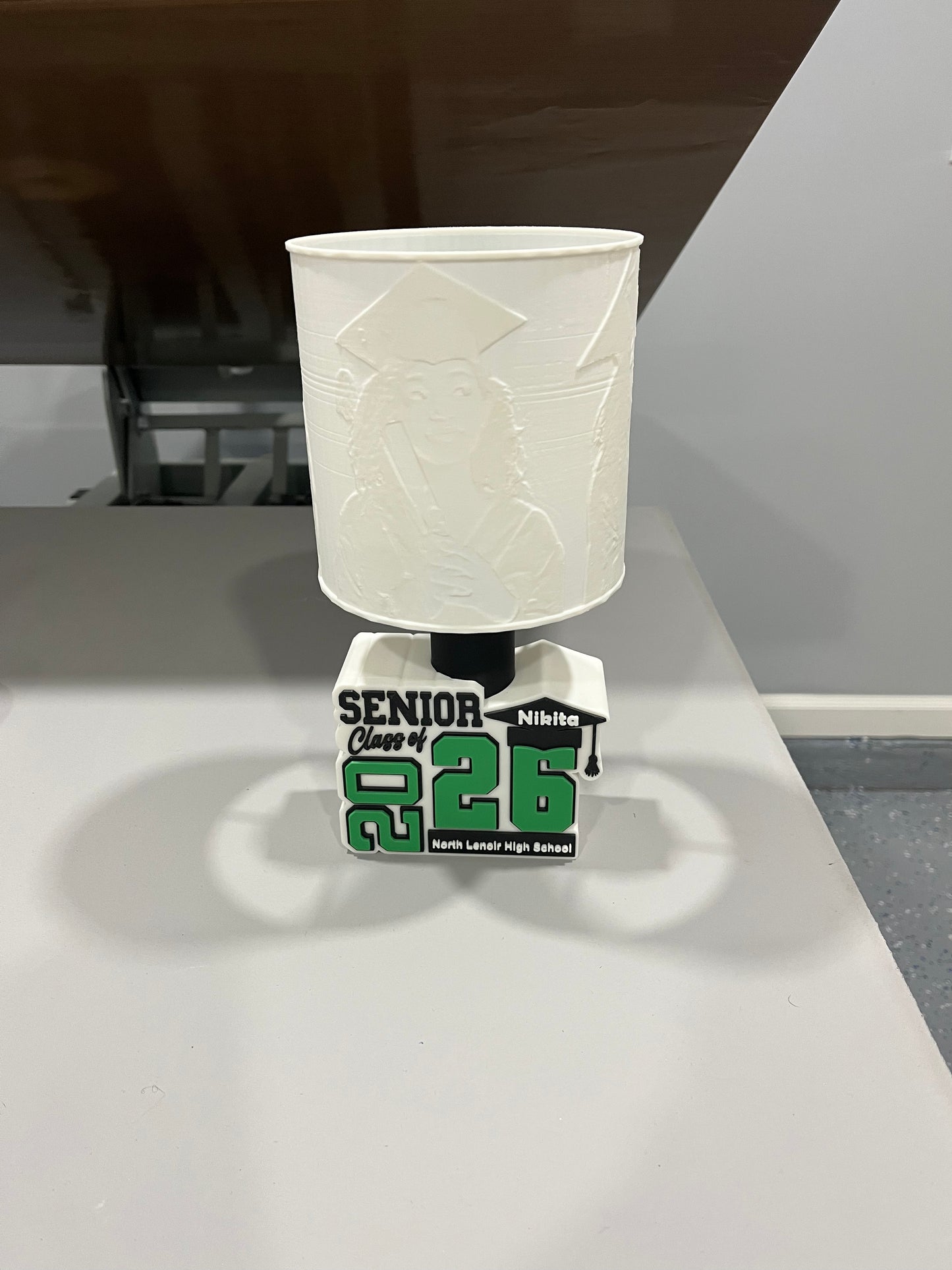 3d Printed Mini Grad Lamp