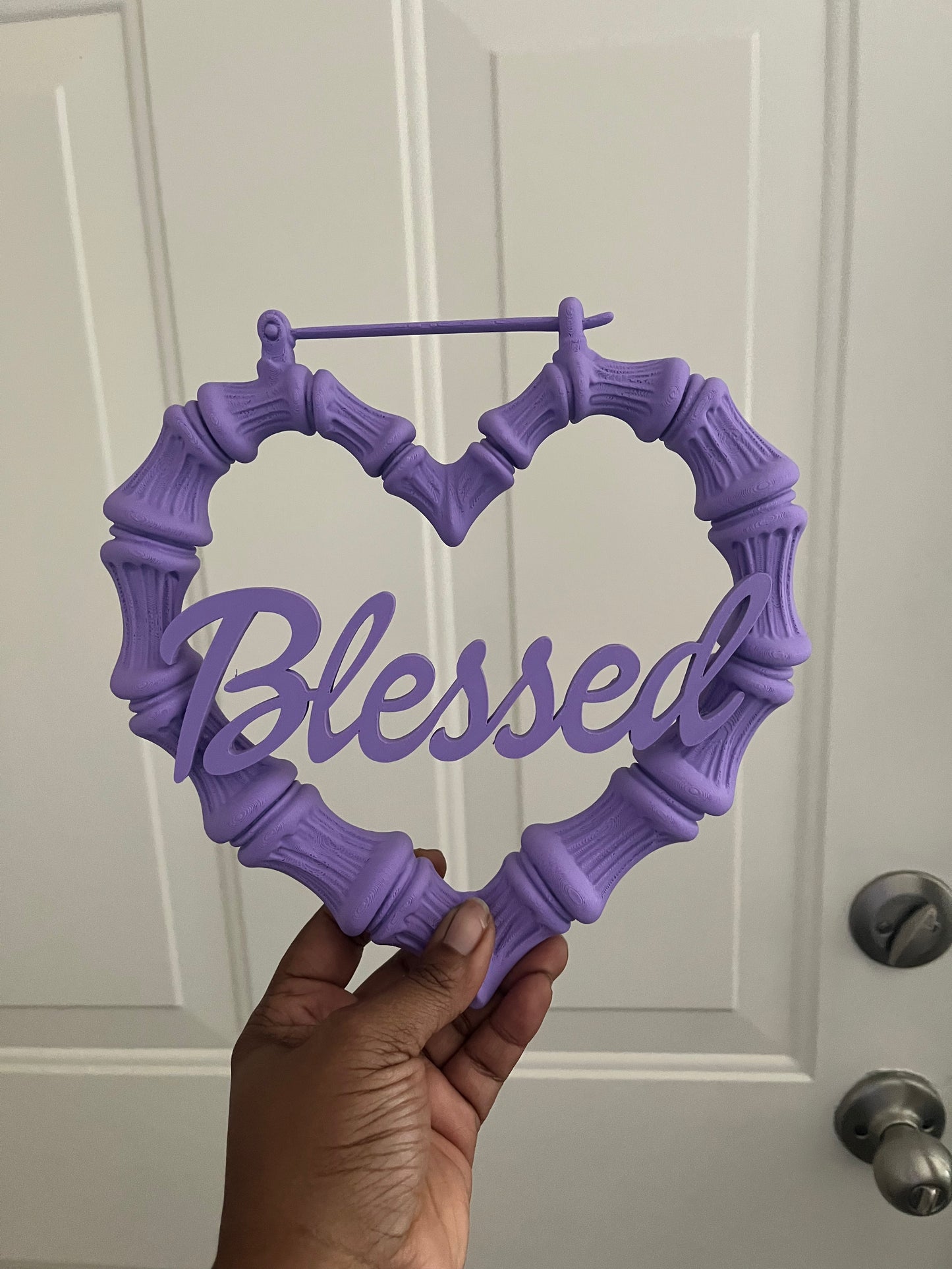 Bamboo Name Plate Decor