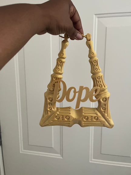 Bamboo Name Plate Decor