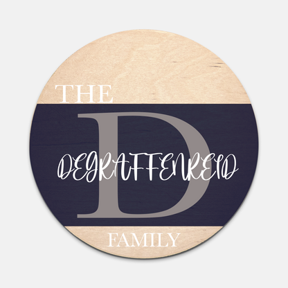 Custom Wood Sign (Round)