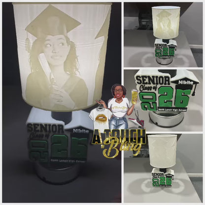 3d Printed Mini Grad Lamp