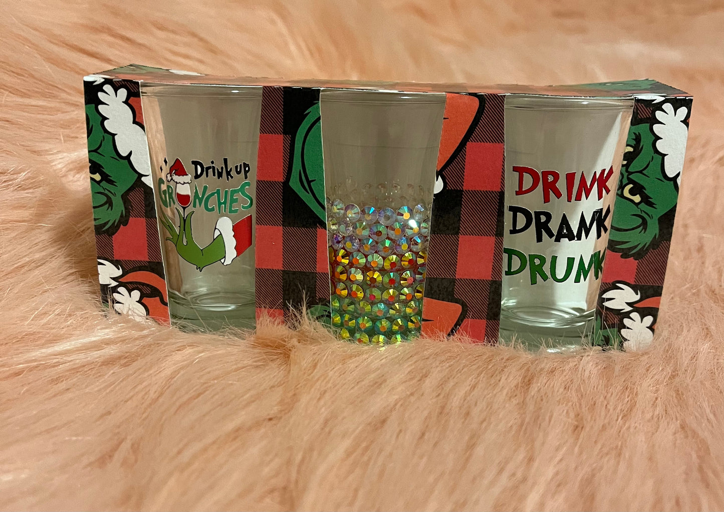 Custom shot glass & box